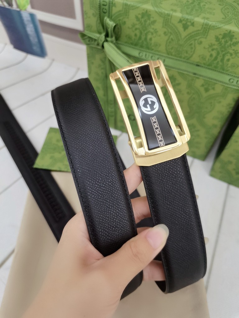 古.奇79宽自动原版头层牛皮带身时尚