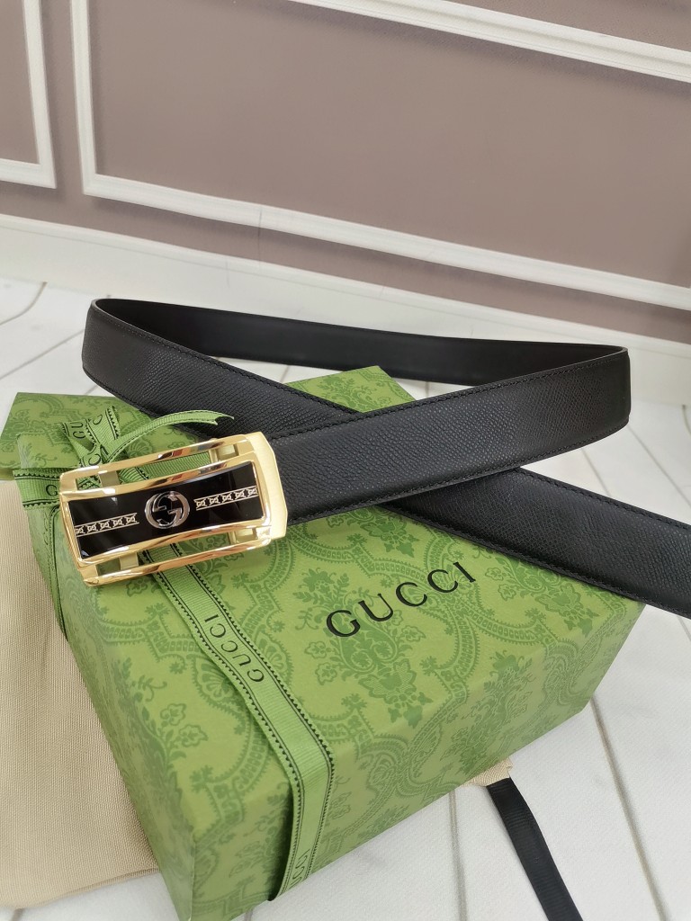 古.奇79宽自动原版头层牛皮带身时尚