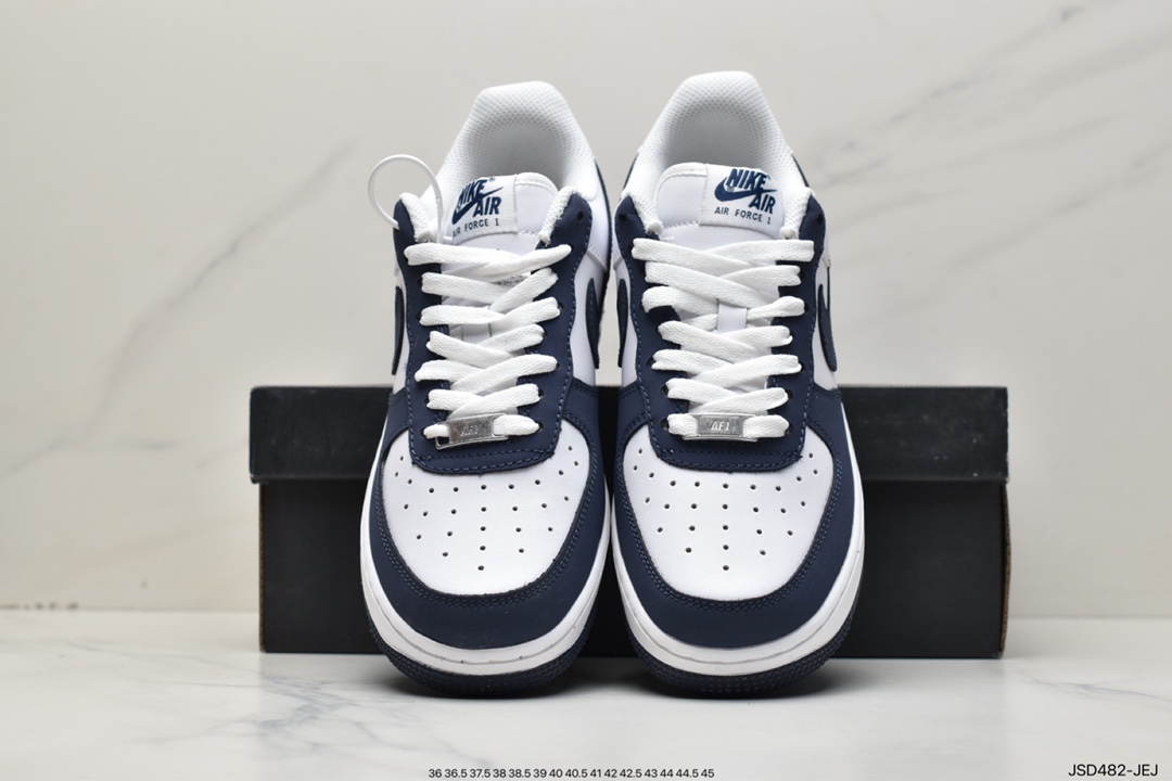 200 NIke Air Force 1 '07 Low “深蓝英文限定”空军一号 350823-003