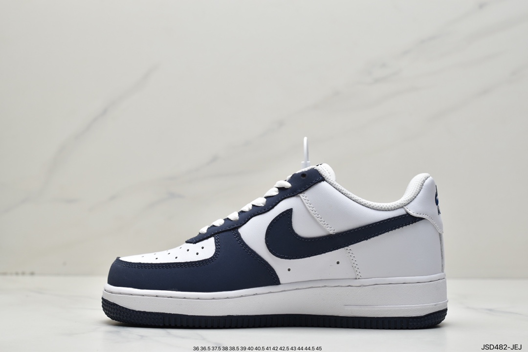 200 NIke Air Force 1 '07 Low “深蓝英文限定”空军一号 350823-003