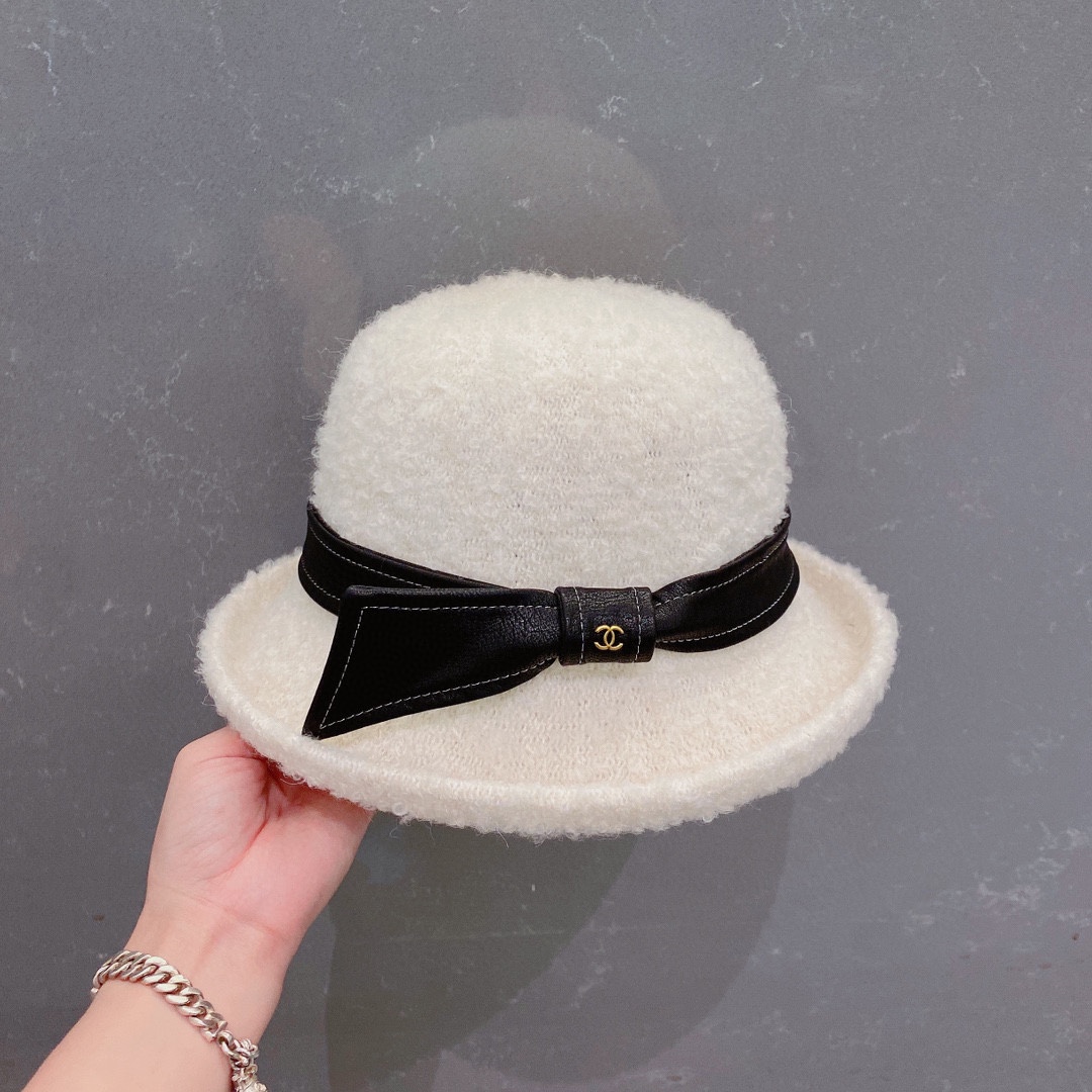 Chanel香奈儿2022秋冬新款羊毛盆帽