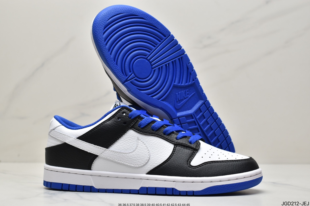 180 Nike Dunk Low 黑白蓝熊猫 SB扣碎篮板时尚休闲板鞋 FD9064-110