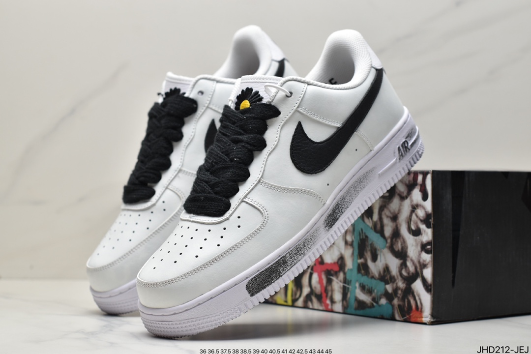 190 Nike Air Force 1 权志龙小雏菊空军低帮经典百搭休闲运动板鞋AQ3692-100