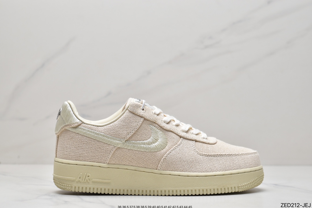 260 Stussy x Nike Air Force 1 '07 ”White Cool” 斯图西联名空军一号CZ9084-200