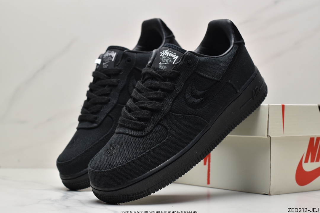 260 Stussy x Nike Air Force 1 '07 ”White Cool” 斯图西联名空军一号CZ9084-200