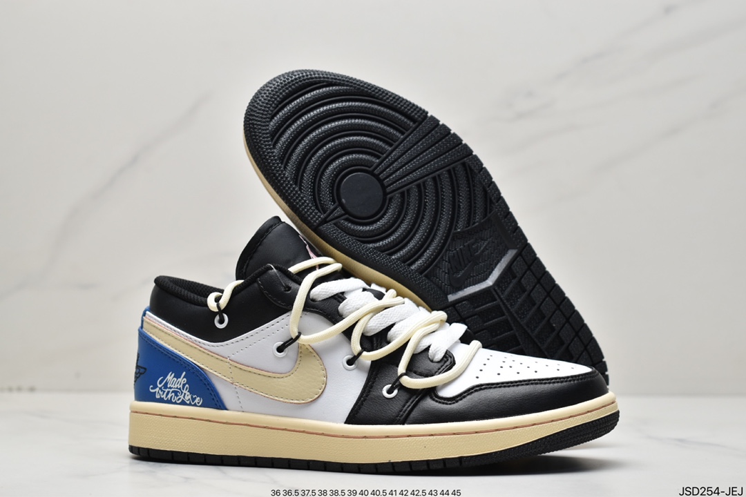 200 耐克Nike Air Jordan 1 Low”Black/Mystic Green”AJ1乔丹一代553560-062
