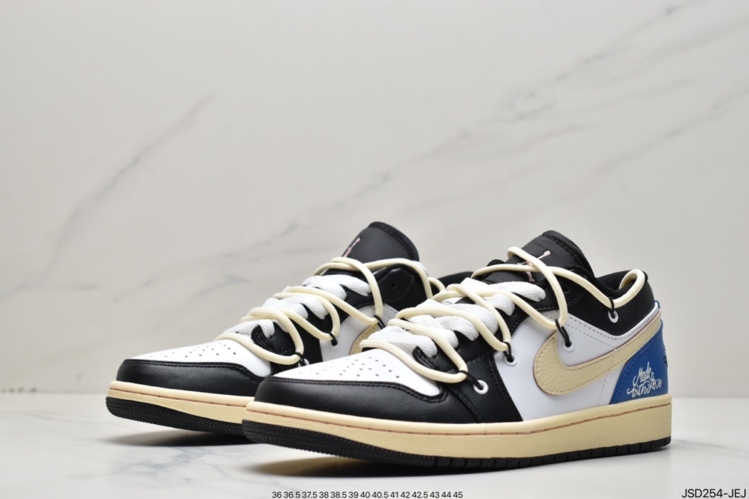 200 耐克Nike Air Jordan 1 Low”Black/Mystic Green”AJ1乔丹一代553560-062