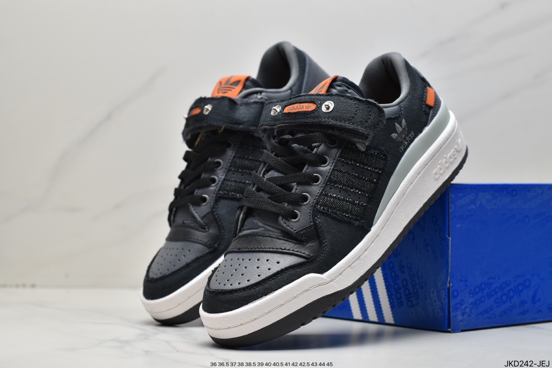 Adidas Clover Originals Forum 84 Low Roman Series Velcro Low Help HQ6335