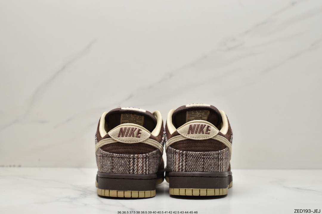 260 Stussy x SB Dunk Low Pro ”Cherry” 棕色低帮滑板鞋304292-223
