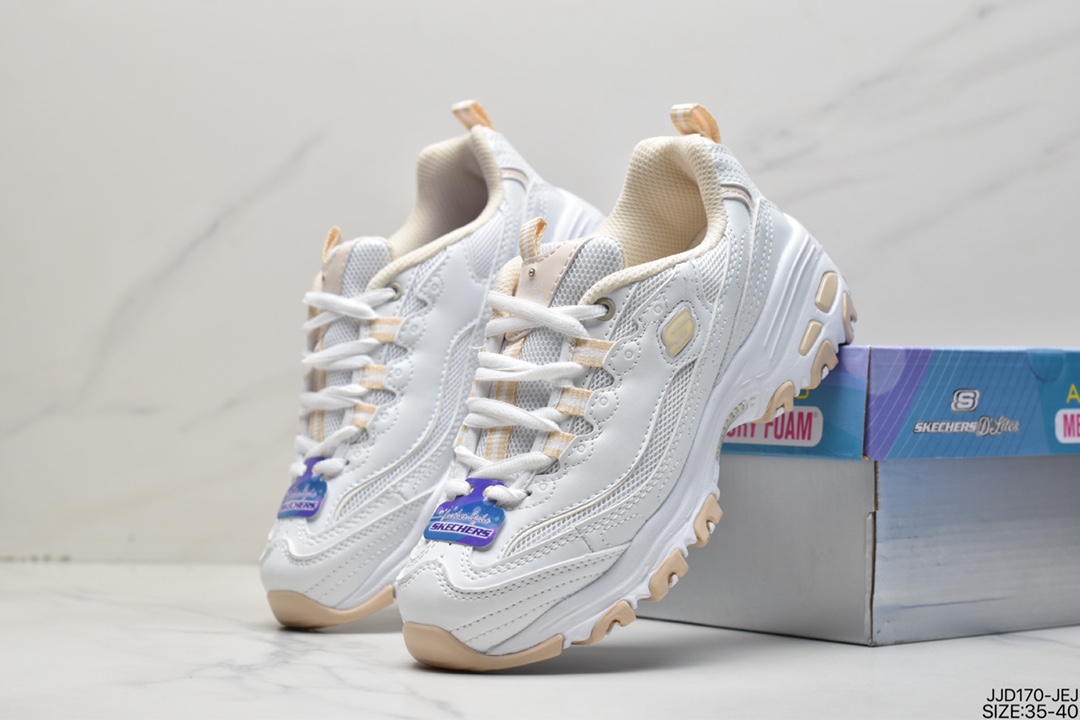 130 SKECHERS/斯凯奇依旧经典百搭美国运动休闲品牌·斯凯奇Skechers D”lites 1.0精英一代