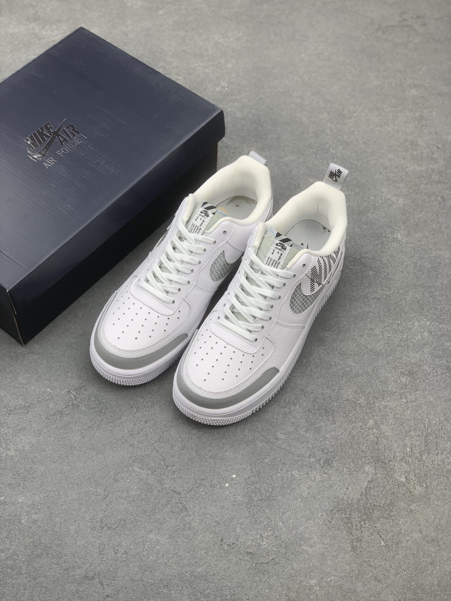 Nike Air Force 1 '07 Low White/Grey Casual Sneakers For Men and Women 9 i1667162229 1611 7