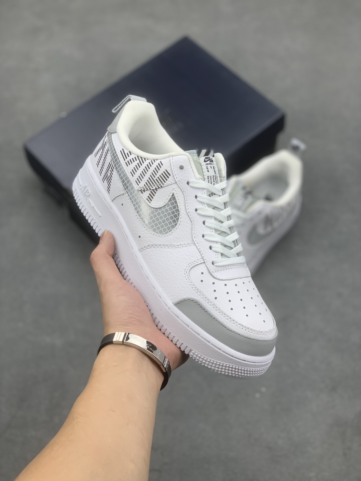 Nike Air Force 1 '07 Low White/Grey Casual Sneakers For Men and Women 2 i1667162229 2942 0