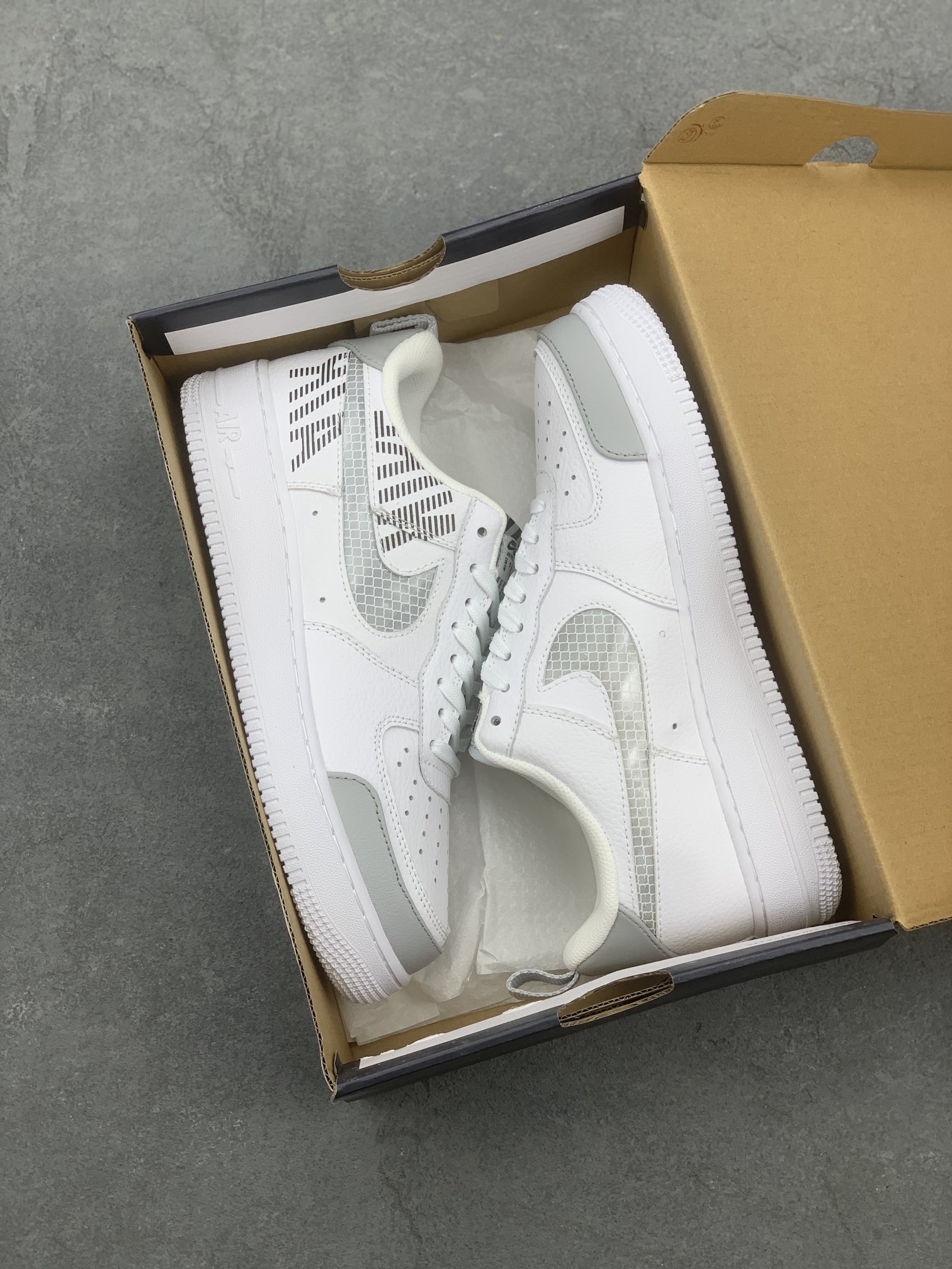 Nike Air Force 1 '07 Low White/Grey Casual Sneakers For Men and Women 10 i1667162229 4717 8