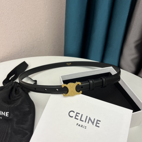 Celine Triomphe Belt - Leather Belt with Iconic Buckle, Unisex Style 1 Celine Triomphe Belt - Leather Belt with Iconic Buckle, Unisex Style