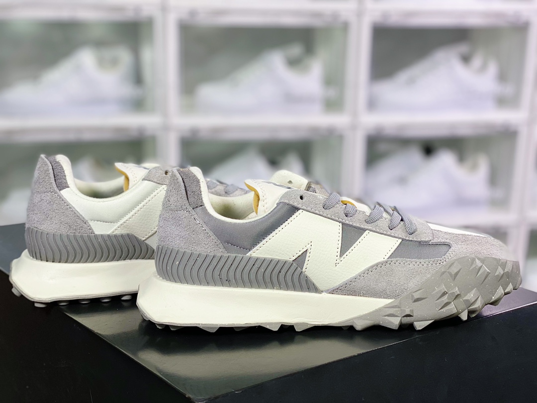 NB XC72 series low-top high-end retro old-fashioned casual sports jogging shoes ”Flip Mao Yuanzu Gray” UXC72GG