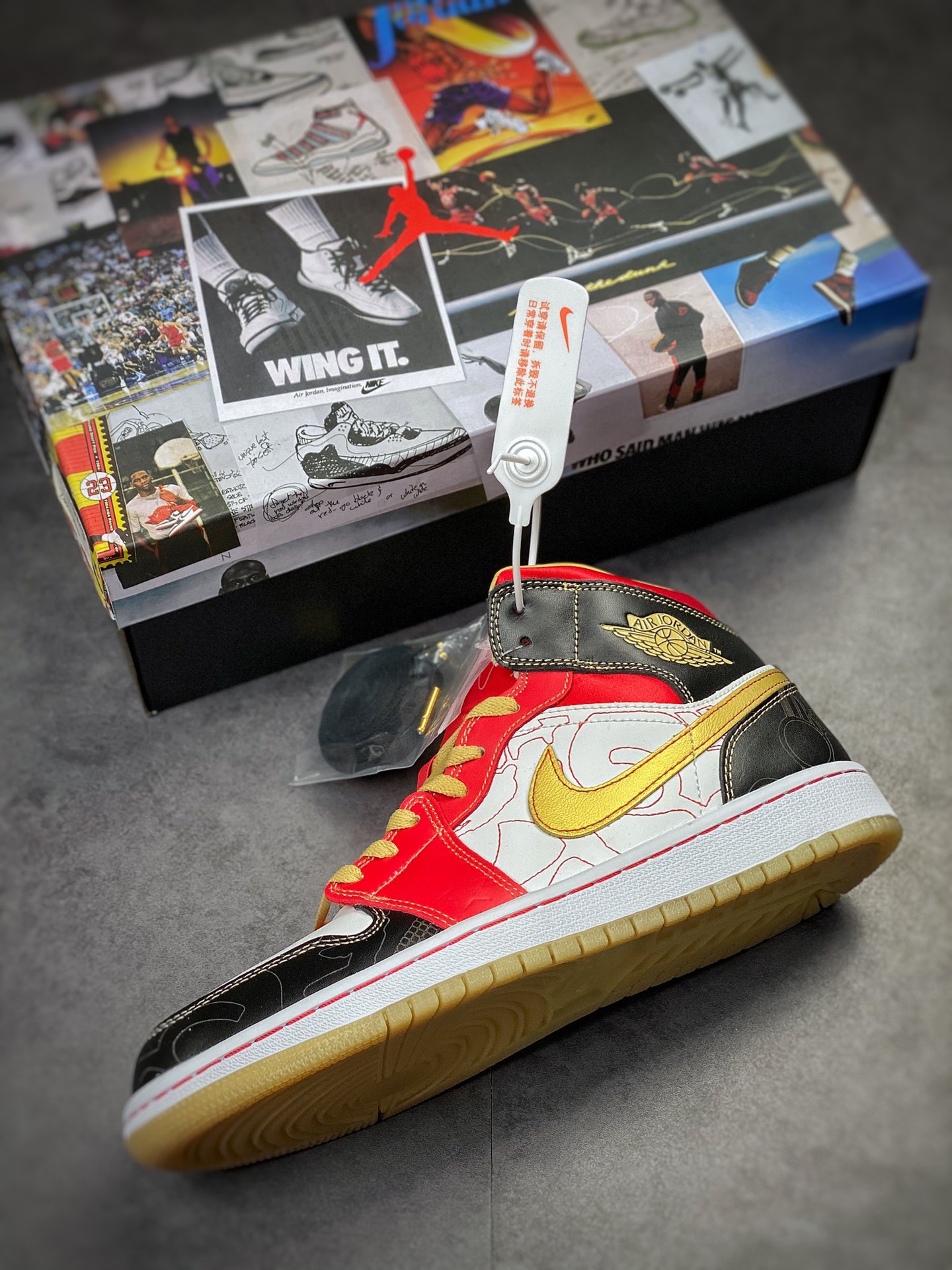 Air Jordan 1 Mid 2022 White Red Festive DV0576-176-Top High Quatity Cheap Sneakers Fashion Clothing Clothes Bags handbags Shoes of all Brand wholesale With The best Quality And Beautiful Price from China Factory Chinese suppliers wholesaler seller Air Jordan 1 Mid 2022 White Red Festive DV0576-176