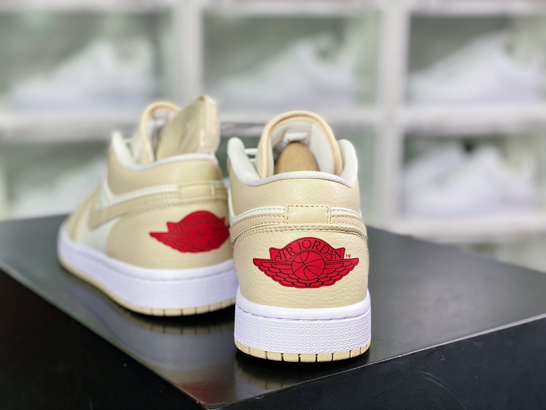 200 Air Jordan 1 Low GS”Mustard White”AJ1乔丹一代低帮经典“米白黄”FB7168-121