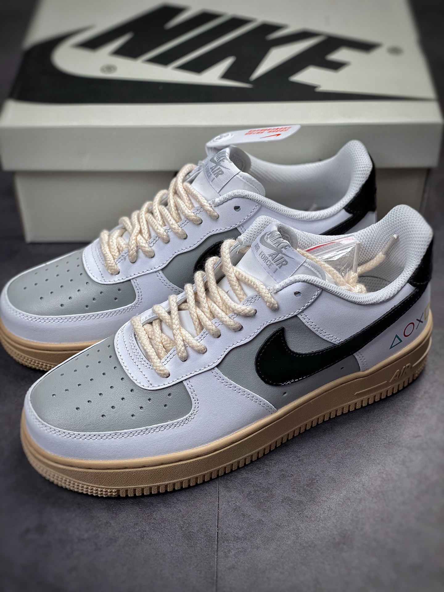 230 Nike Air Force 1 Low 07 SU19 几何涂鸦AF2288-002