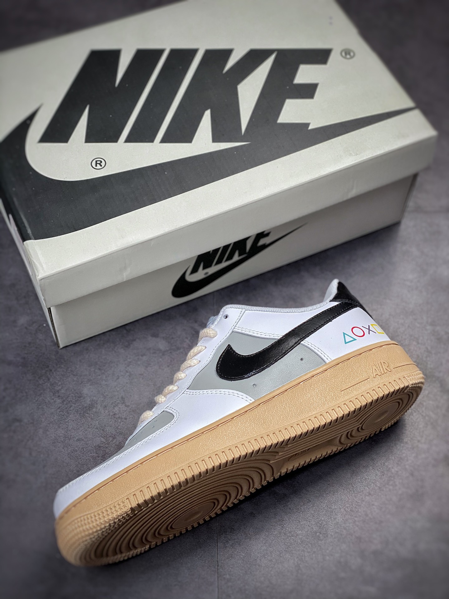 230 Nike Air Force 1 Low 07 SU19 几何涂鸦AF2288-002