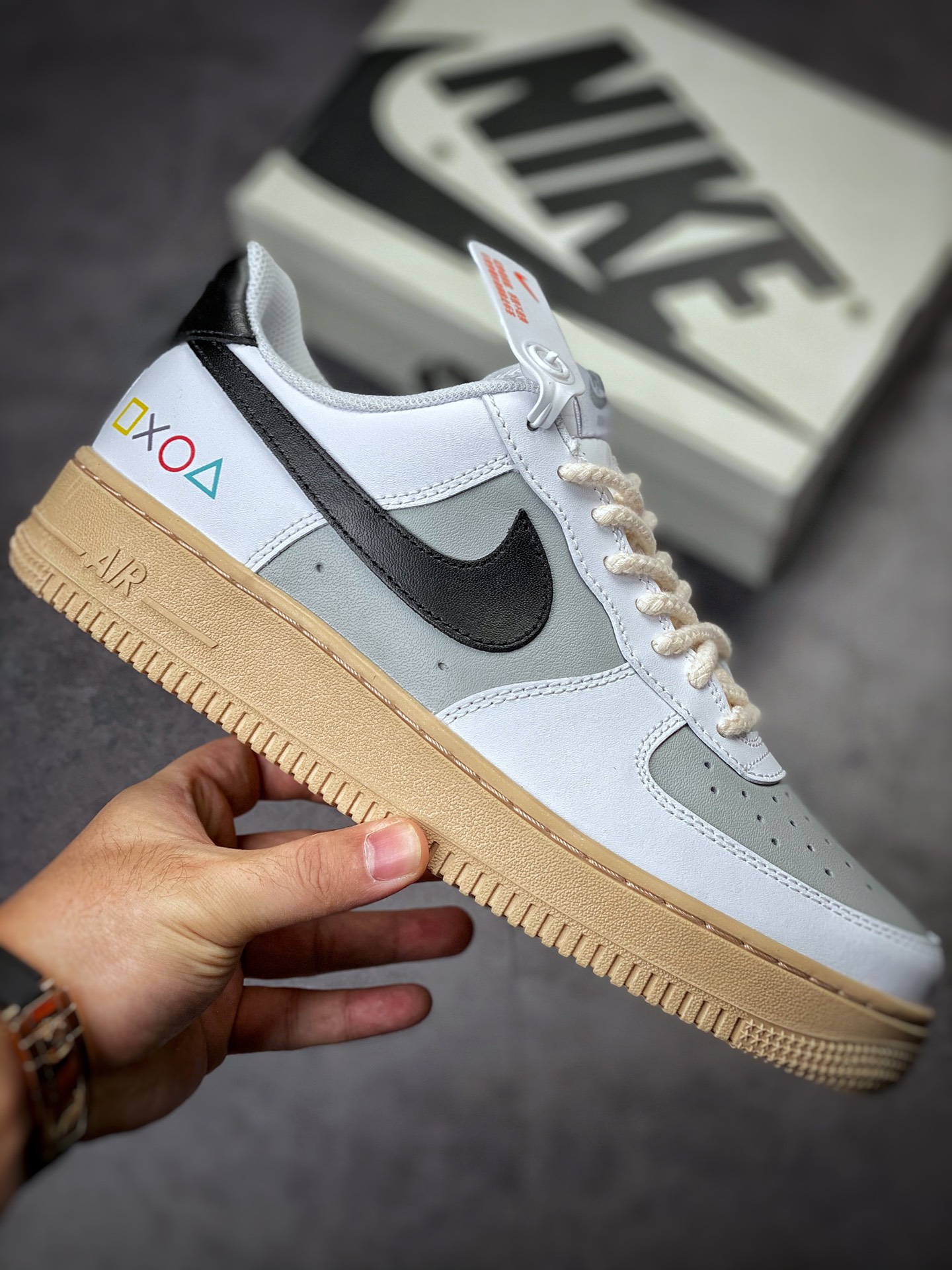 230 Nike Air Force 1 Low 07 SU19 几何涂鸦AF2288-002
