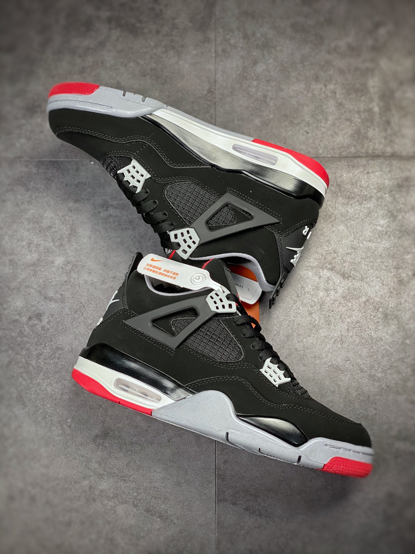 240 Air Jordan 4 Retro 黑红公牛 308497-060