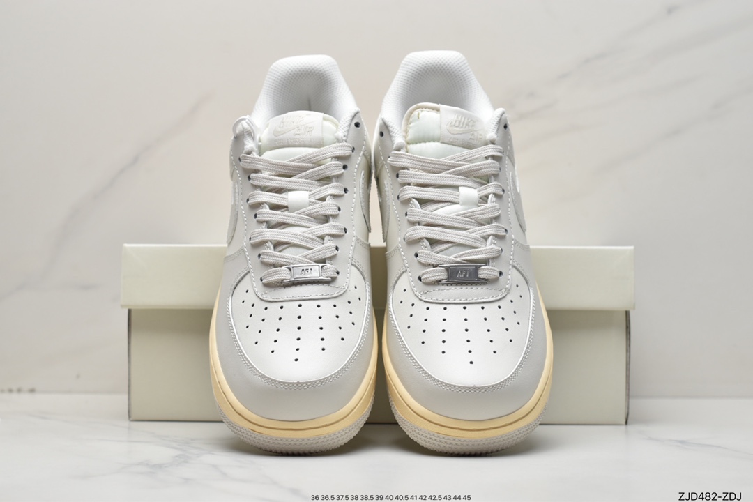 Nike Air Force 1 ’07 白灰米黄底  BS8871-227