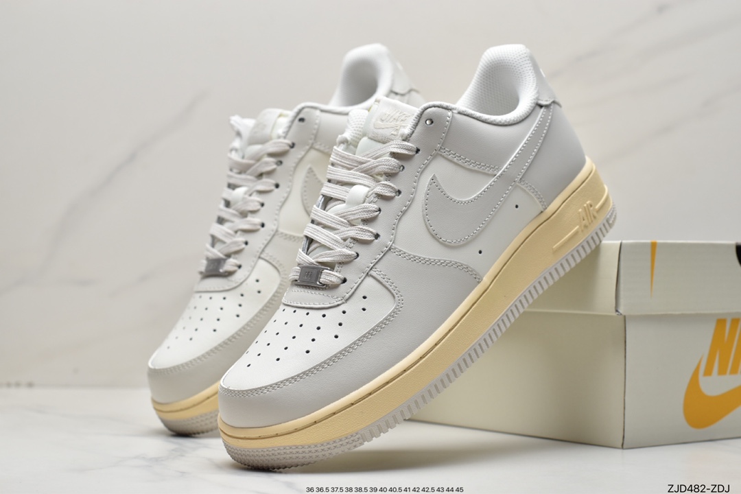 Nike Air Force 1 ’07 白灰米黄底  BS8871-227