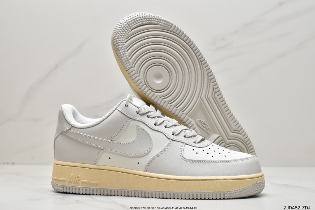 Nike Air Force 1 ’07 白灰米黄底  BS8871-227