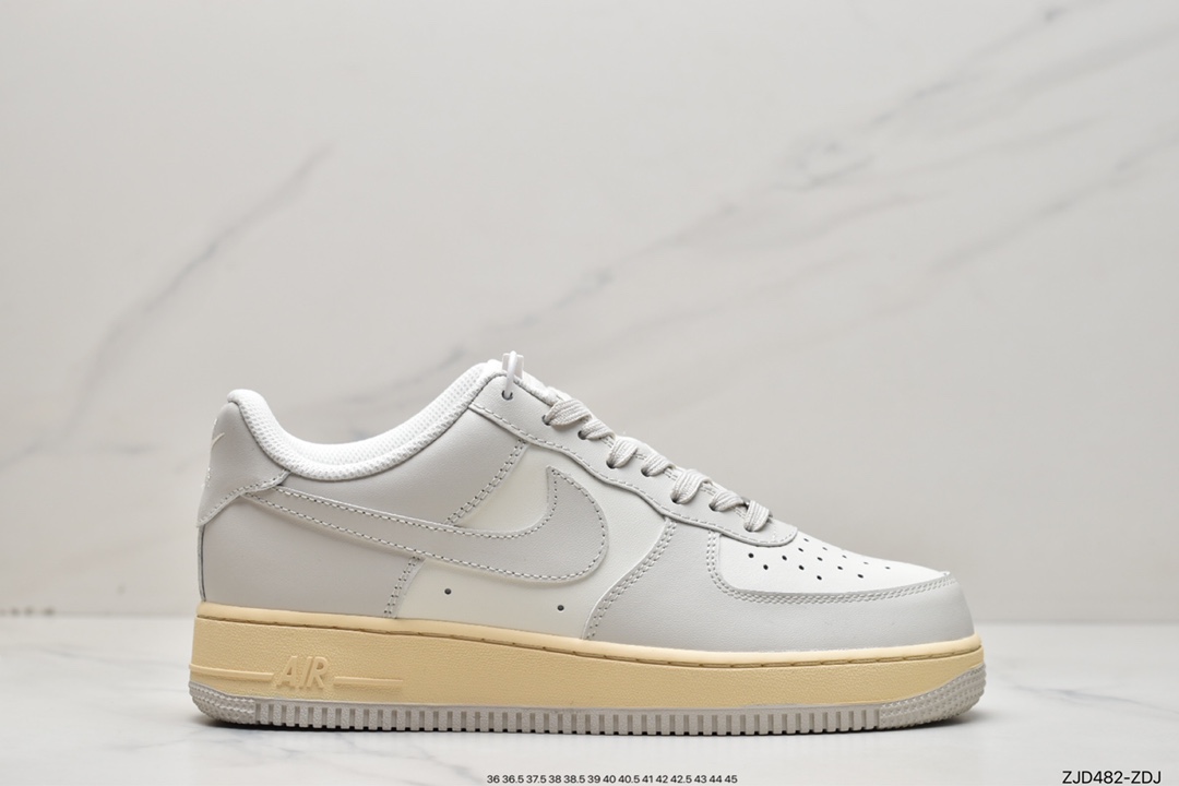 Nike Air Force 1 ’07 白灰米黄底  BS8871-227
