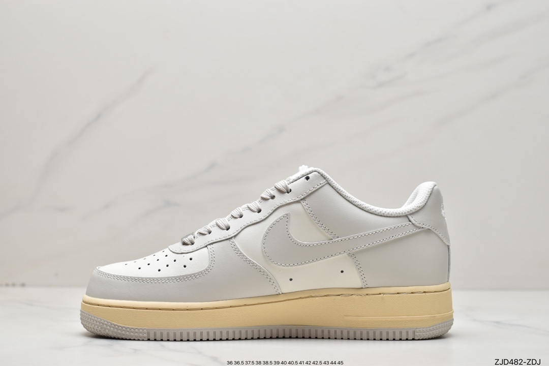 Nike Air Force 1 ’07 白灰米黄底  BS8871-227