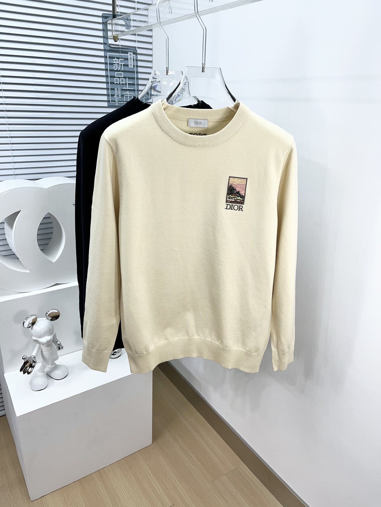 cheap online Best Designer
 Dior Clothing Knit Sweater Sweatshirts Embroidery Knitting Wool