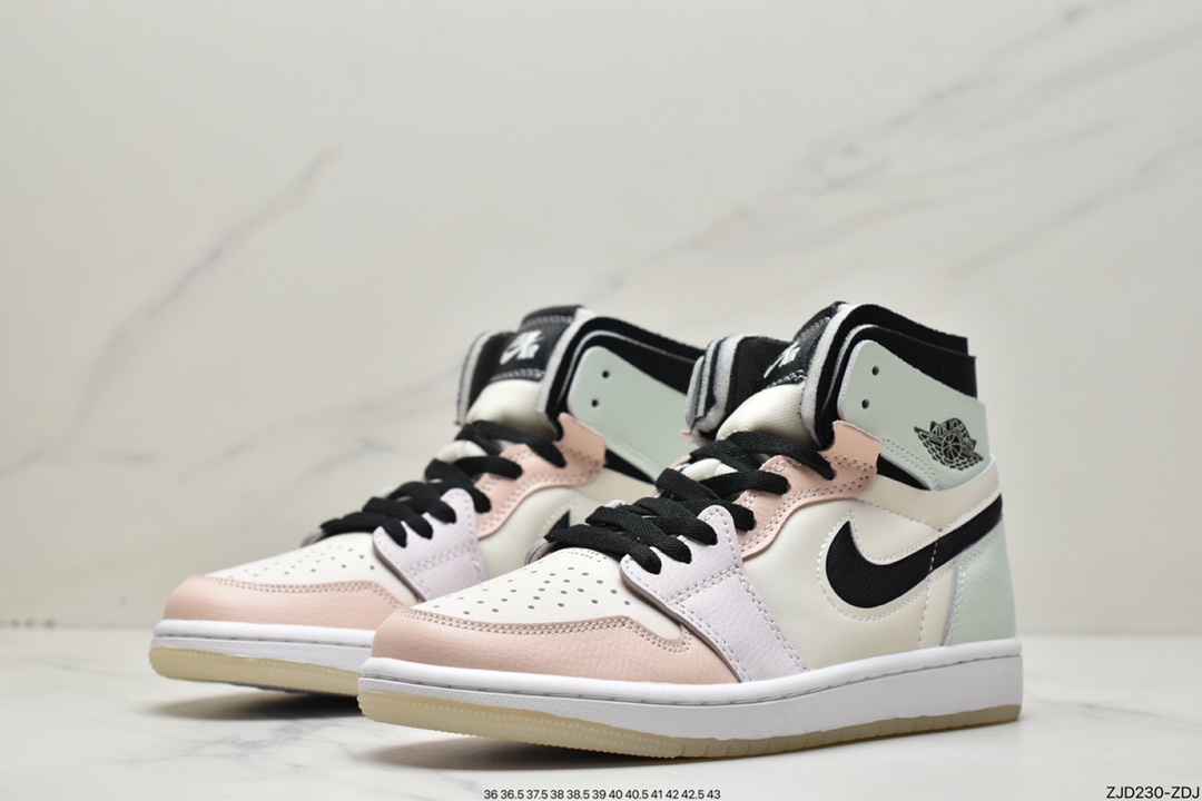 Nike Air Jordan 1 Zoom CMFT”Pink Glaze”AJ1乔丹一代中帮篮球鞋CT0979-601