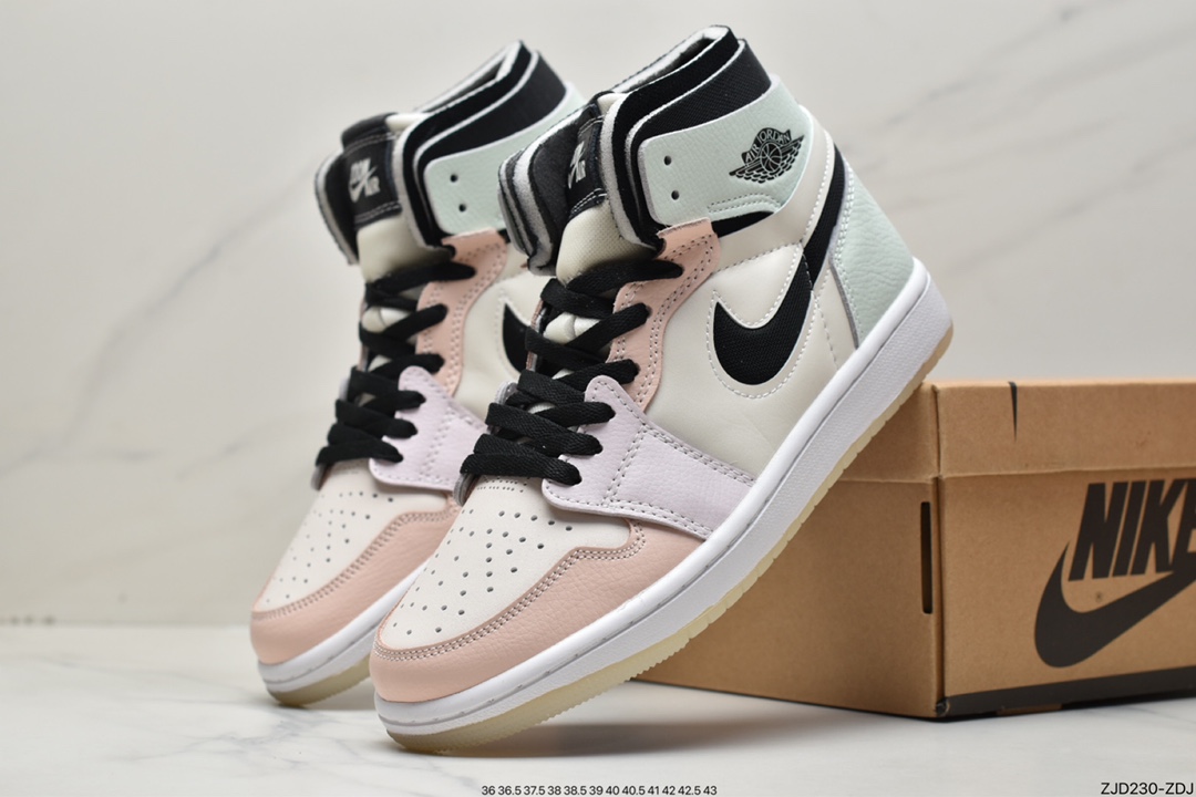 Nike Air Jordan 1 Zoom CMFT”Pink Glaze”AJ1乔丹一代中帮篮球鞋CT0979-601