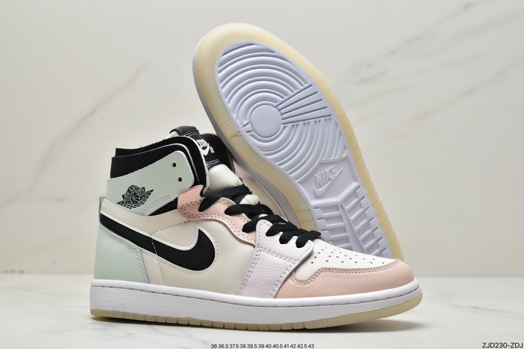 Nike Air Jordan 1 Zoom CMFT”Pink Glaze”AJ1乔丹一代中帮篮球鞋CT0979-601