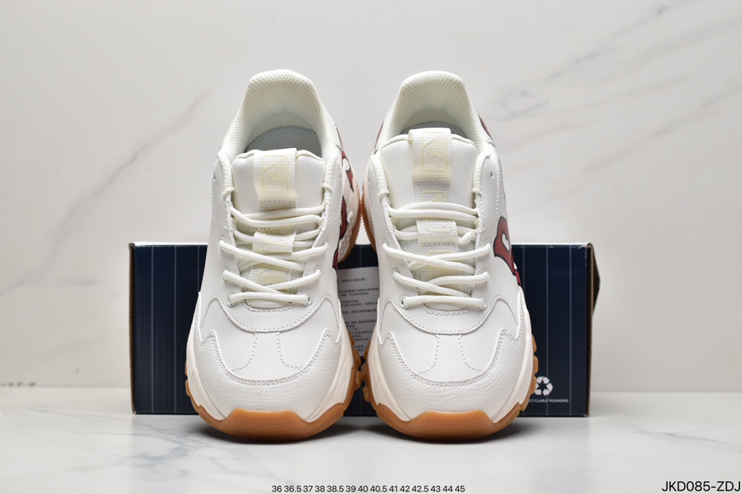 Korea South Korea SS19 limited sale NY American Rugby Yankees limited x MLB Big Ball Chunky A Running thick-soled daddy thick-soled casual sports jogging shoes