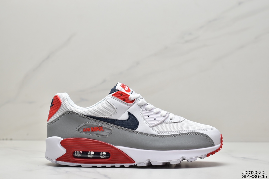 120 耐克NIKE AIR MAX 90 男女复古元年气垫缓震跑鞋