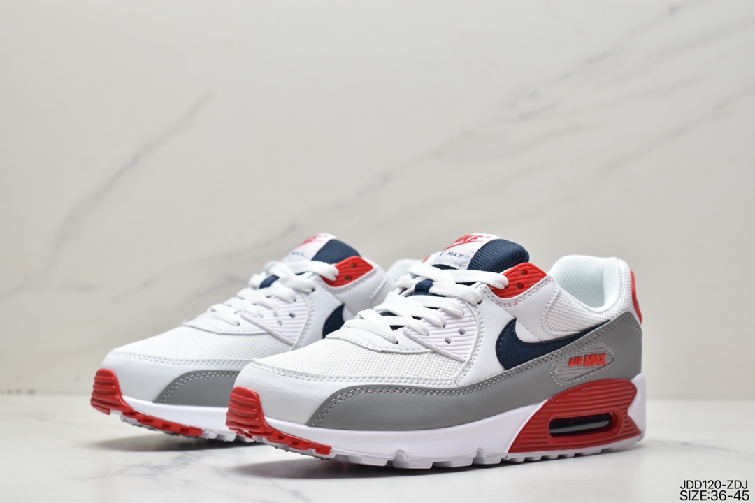 120 耐克NIKE AIR MAX 90 男女复古元年气垫缓震跑鞋