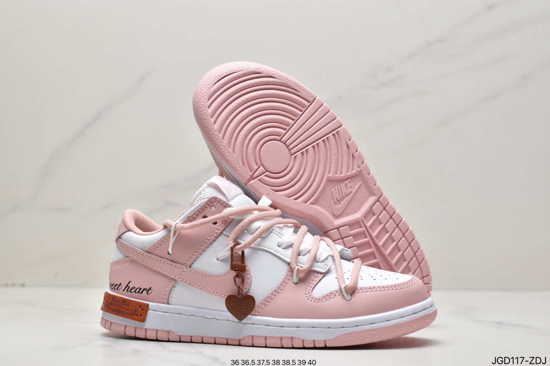 180 耐克Nike SB Dunk Low”Milk White/Pink/Smile”扣篮系列低帮DD1503-118