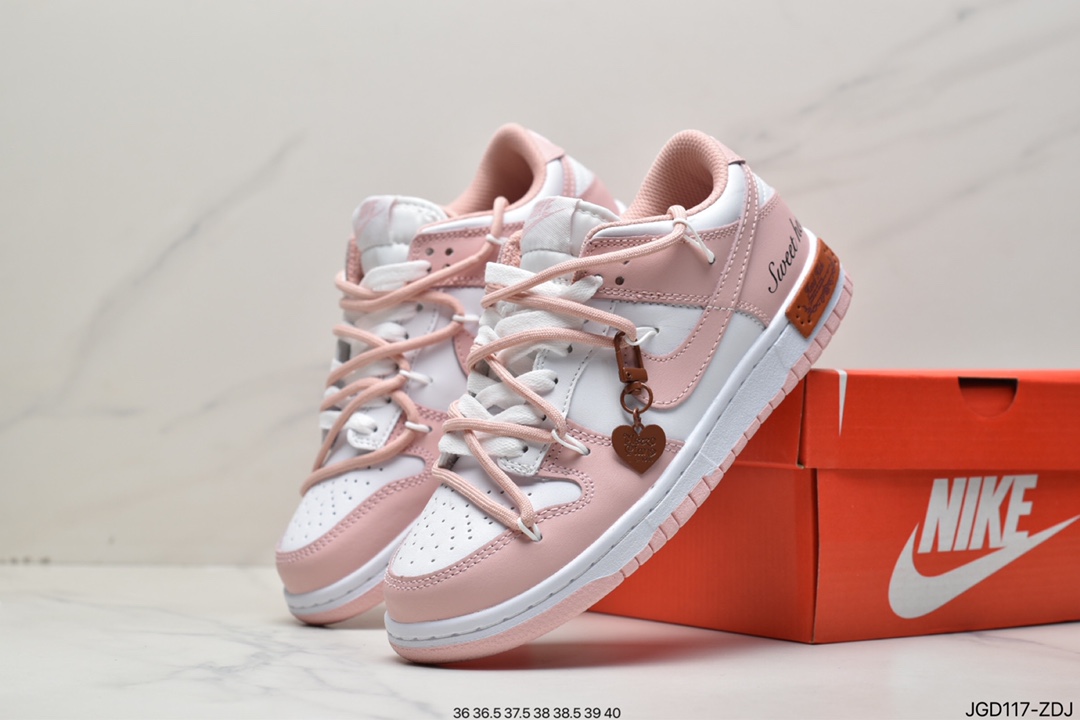 180 耐克Nike SB Dunk Low”Milk White/Pink/Smile”扣篮系列低帮DD1503-118