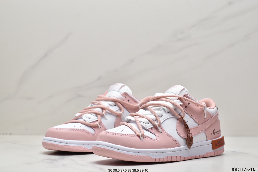 180 耐克Nike SB Dunk Low”Milk White/Pink/Smile”扣篮系列低帮DD1503-118