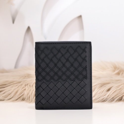 Bottega Veneta Men's Bi-Fold Wallet Genuine Leather, Black, Woven Design 1 Bottega Veneta Men's Bi-Fold Wallet Genuine Leather, Black, Woven Design