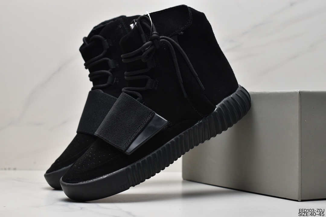 Kanye West x Originals YEEZY BOOST 750 ”Triple Black” first-generation high-top BB1839