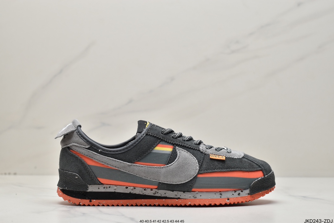 联乘洛杉矶知名店铺Union LA x Nike Cortez Low”Black”阿甘DR1413-015