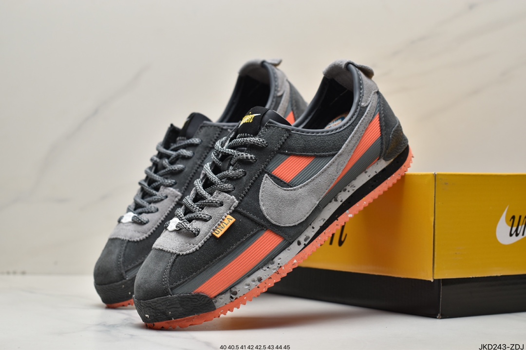 联乘洛杉矶知名店铺Union LA x Nike Cortez Low”Black”阿甘DR1413-015