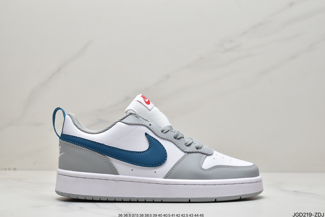 Nike Court Borough Low 2学院系列休闲运动皮革板鞋BQ5448-117