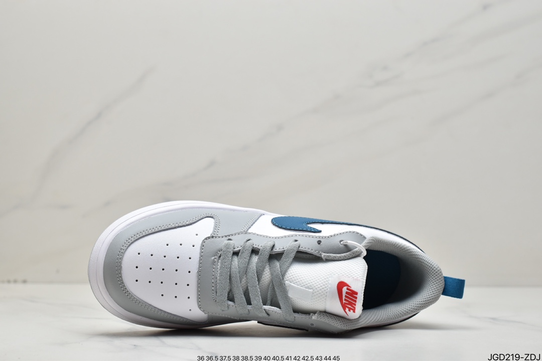 Nike Court Borough Low 2学院系列休闲运动皮革板鞋BQ5448-117