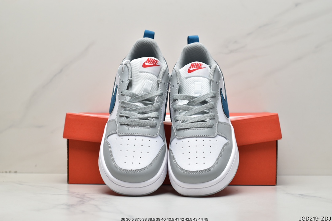 Nike Court Borough Low 2学院系列休闲运动皮革板鞋BQ5448-117