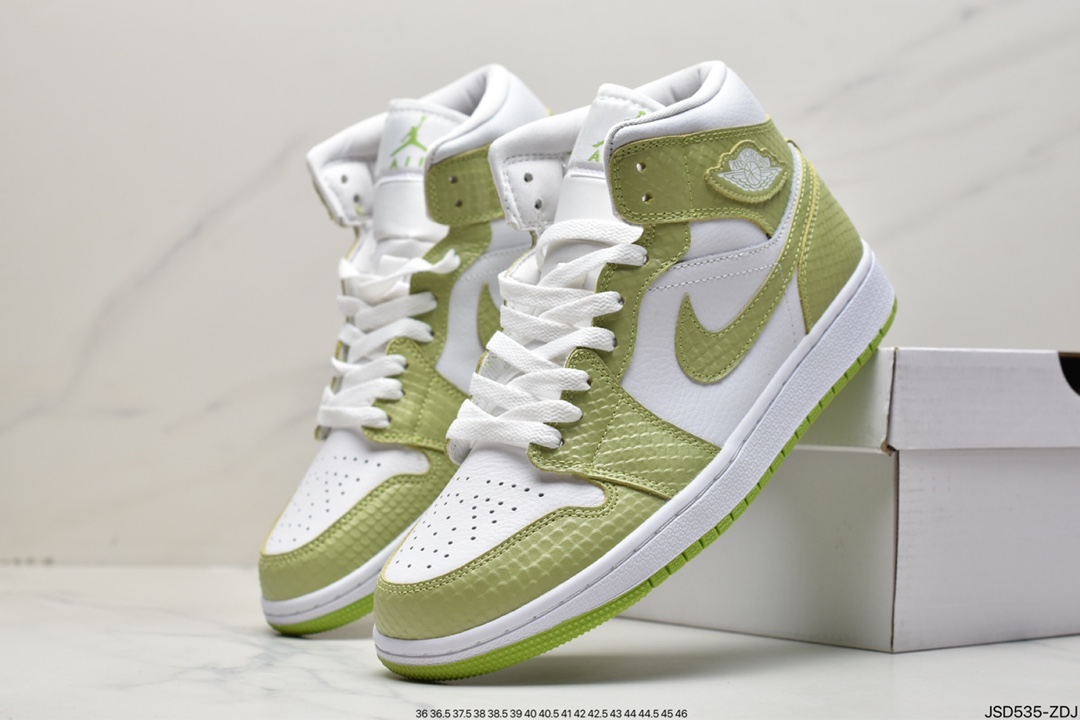 200 乔丹Air Jordan 1 Mid 黑白红AJ1 乔1 中帮 554724-122