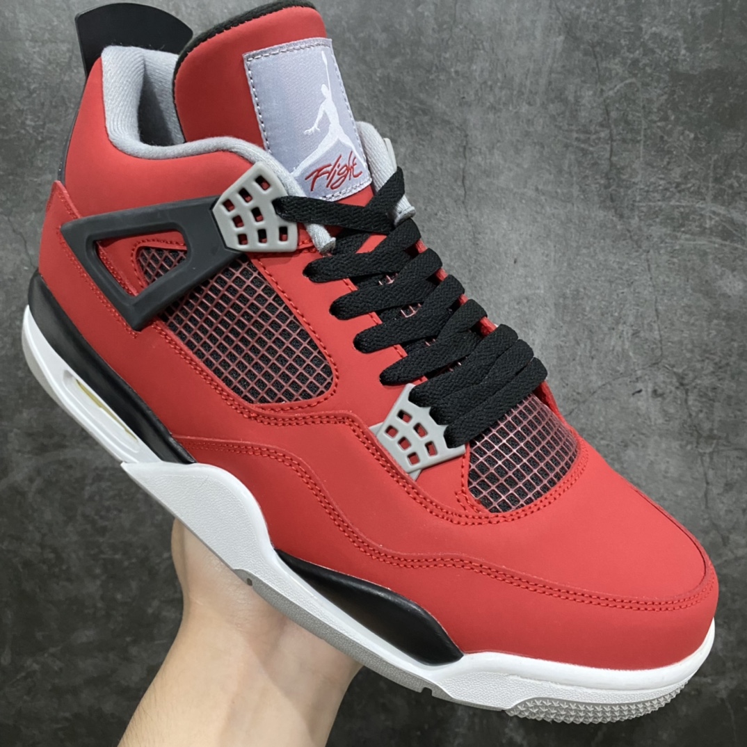 图片[3]-外贸纯原 Air Jordan AJ4 愤怒公牛 货号：308497-603 耗时多月高价购入原鞋新工艺新机器开发 原楦原纸板 同源开发 完美呈现乔4的版型 内侧正确双色网格 还原细节 贝利原厂皮料 正确气垫颜色 正确网格工艺 全鞋原装材料制作 原档案原模具打造 支持全方位与正品对比 尺码：40 40.5 41 42 42.5 43 44 44.5 45 46 47.5-选品中心