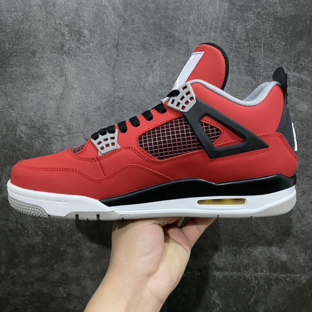 图片[2]-外贸纯原 Air Jordan AJ4 愤怒公牛 货号：308497-603 耗时多月高价购入原鞋新工艺新机器开发 原楦原纸板 同源开发 完美呈现乔4的版型 内侧正确双色网格 还原细节 贝利原厂皮料 正确气垫颜色 正确网格工艺 全鞋原装材料制作 原档案原模具打造 支持全方位与正品对比 尺码：40 40.5 41 42 42.5 43 44 44.5 45 46 47.5-选品中心